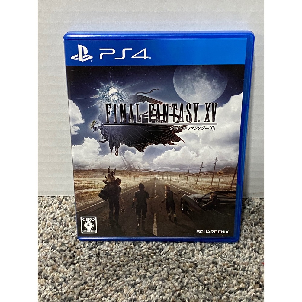 Video Game PS4 Japanese Import Final Fantasy XV Square Enix Blue OS Excellent